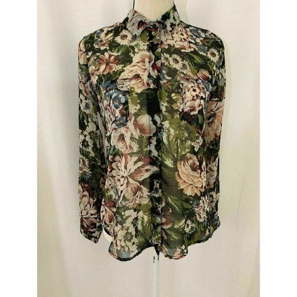 Eight Sixty Floral Long sleeve top - Picture 1 of 7